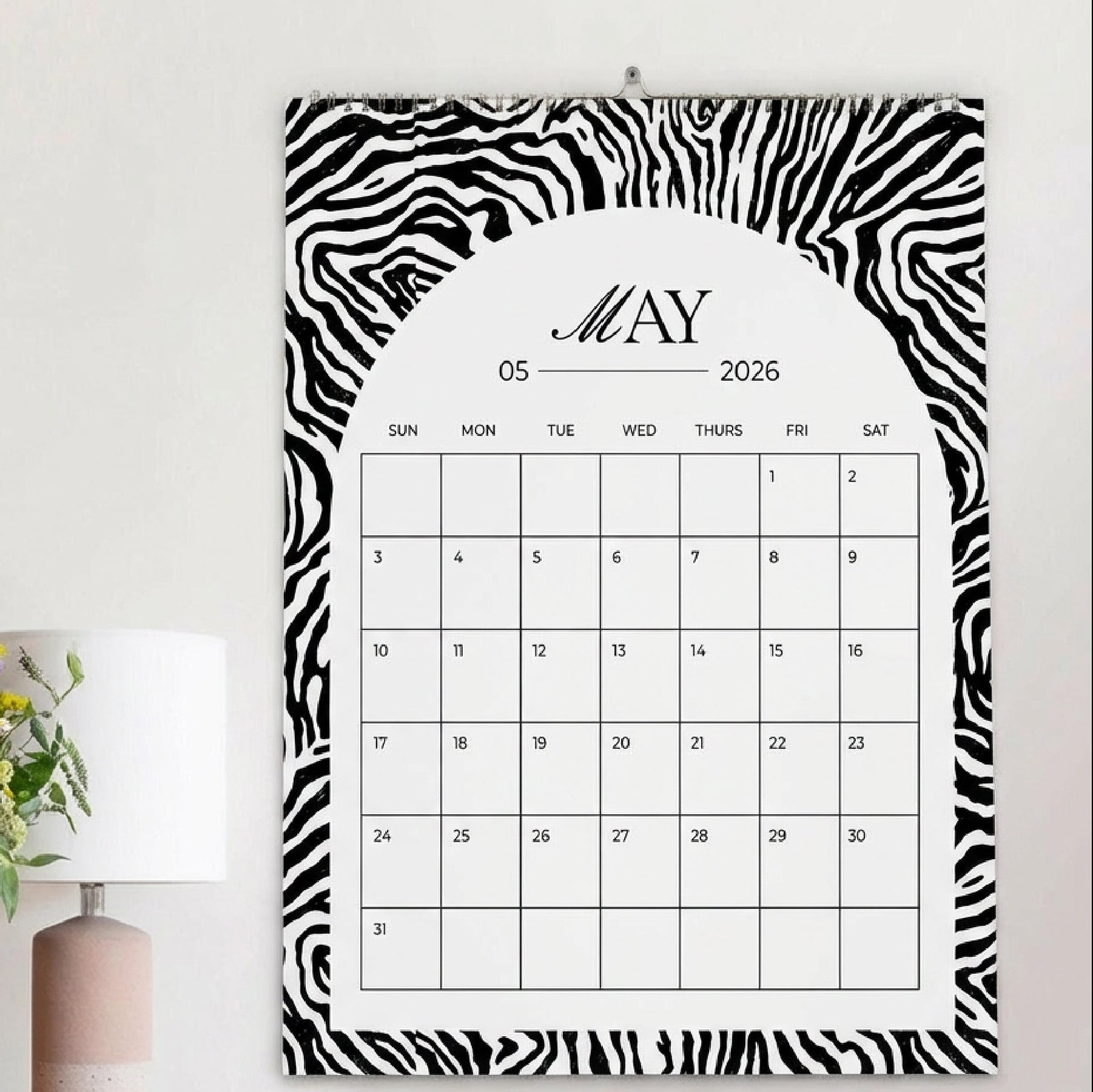 The Graphiq 2026 Wall Calendar