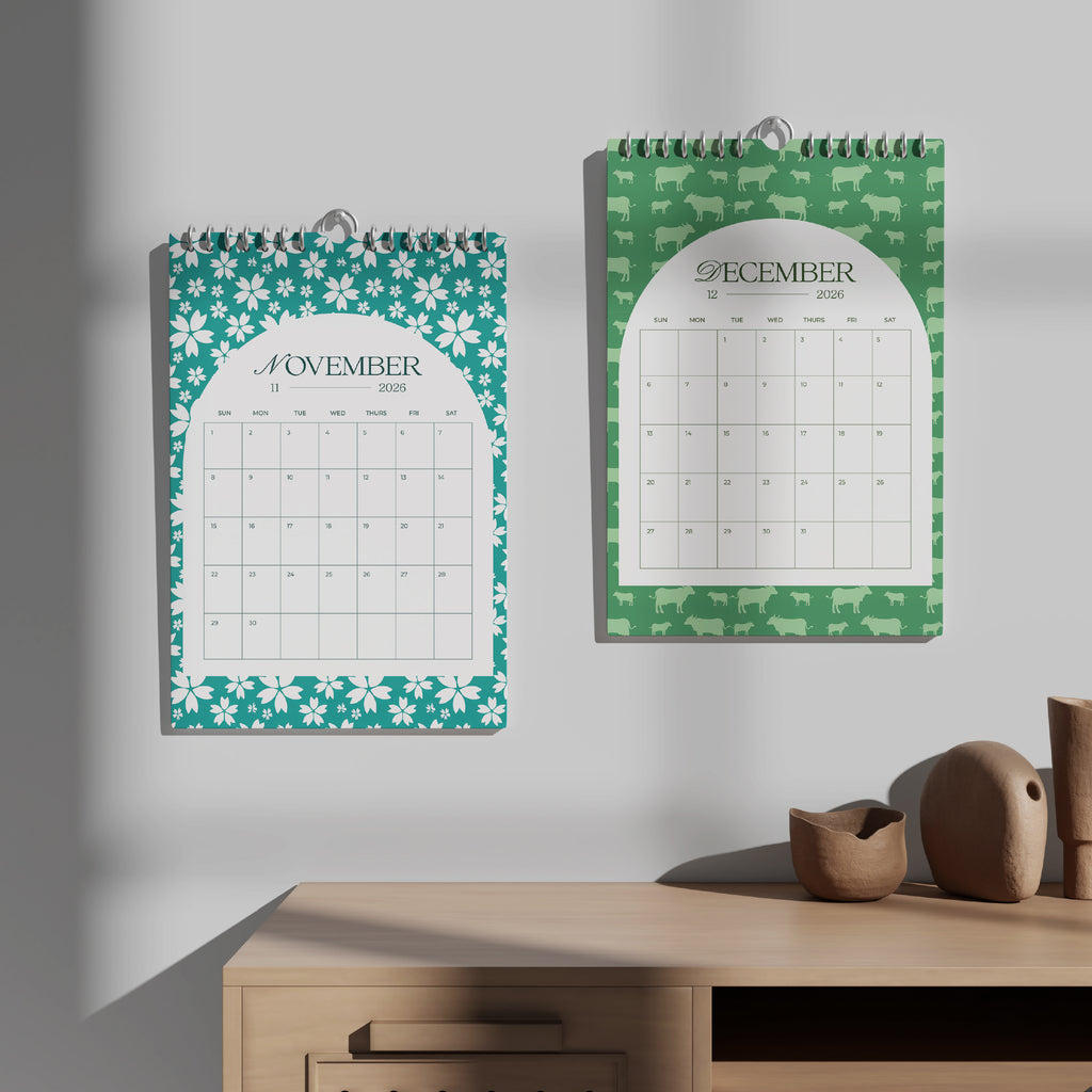 The Graphiq 2026 Wall Calendar