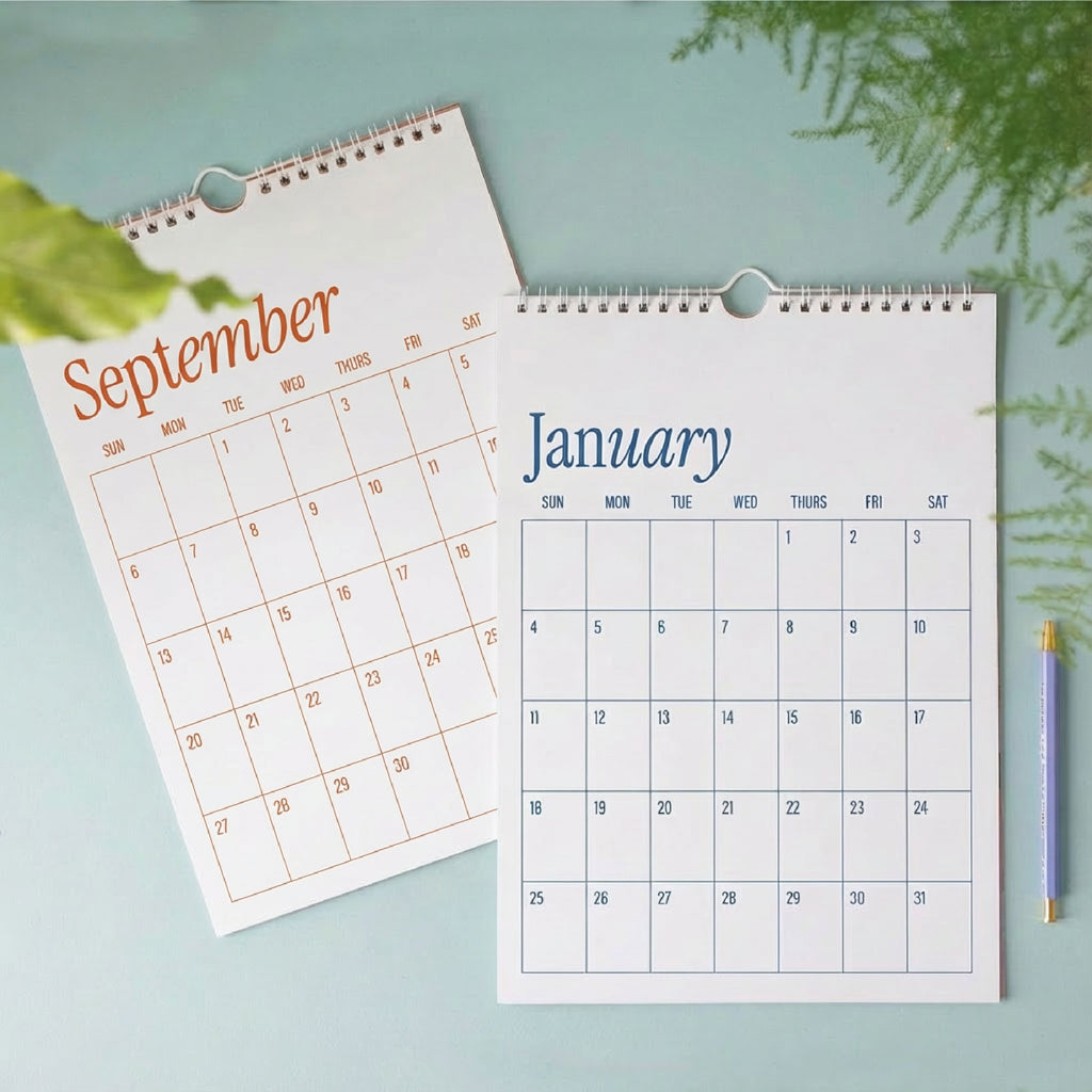 The Classic Grid 2026 Wall Calendar